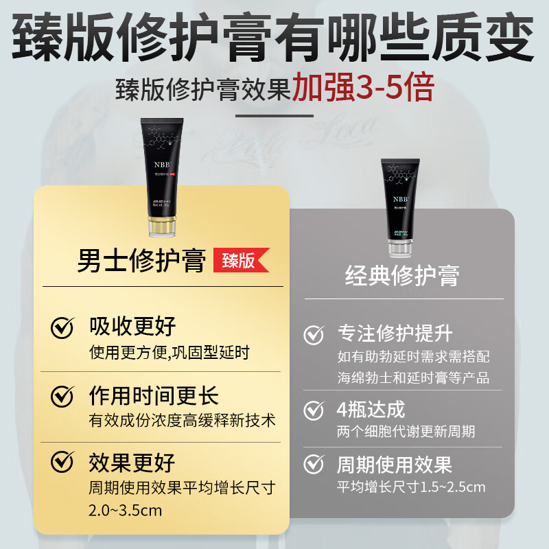 長期手動鬼頭敏感用NBB修復膏臻版可以降低敏感度嗎